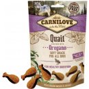 Maškrty pre psov Carnilove Dog Semi Moist Snack Quail enriched with Oregano 200 g